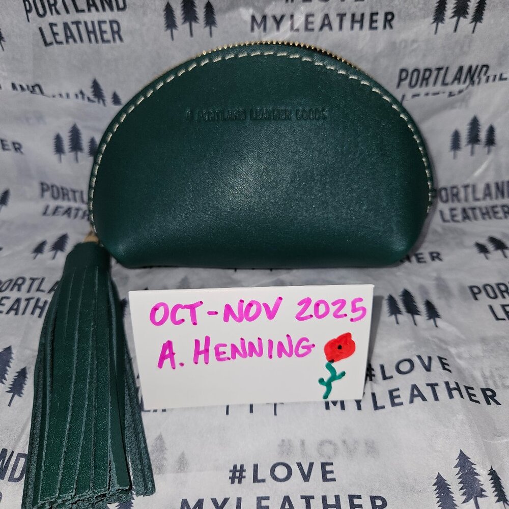 Portland Leather Goods Taco Tassel Pouch - Peacock